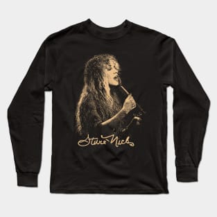 Stevie Nicks Vintage Rock Music Long Sleeve T-Shirt